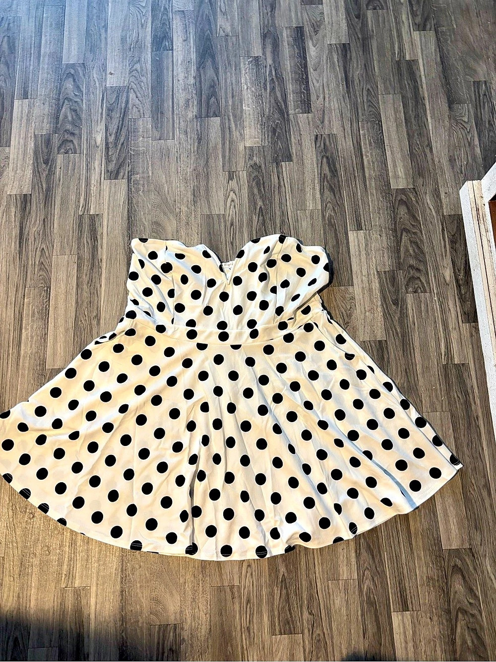 Curvy Sense Polka Dot Mini Dress Size 4X Like New